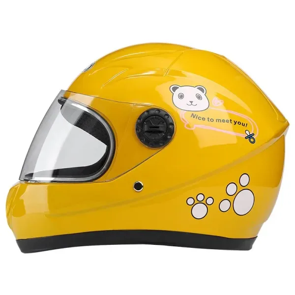 casque moto intégral enfant en ABS