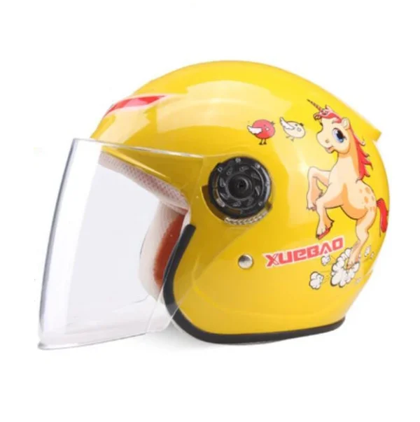 casque moto léger pour enfant