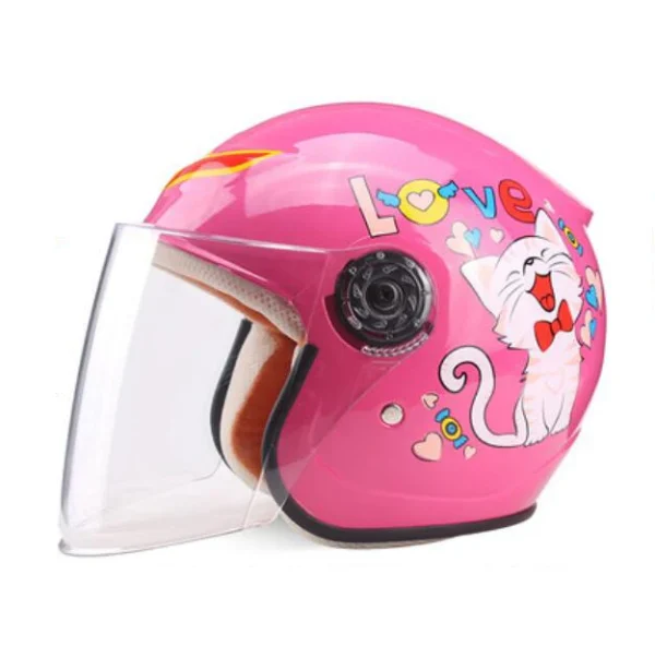 casque jet moto enfant en ABS