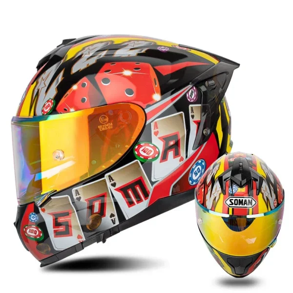 Casque Moto Street Art Femme En Abs