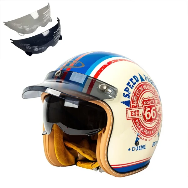 Casque Jet Homme En Abs