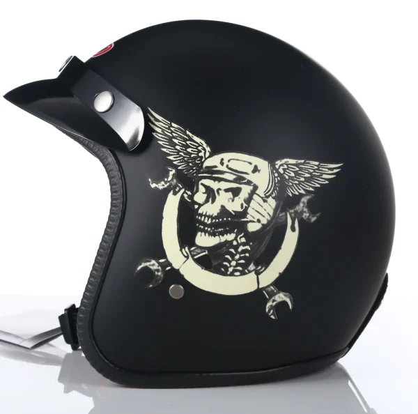 casque jet moto homme en ABS