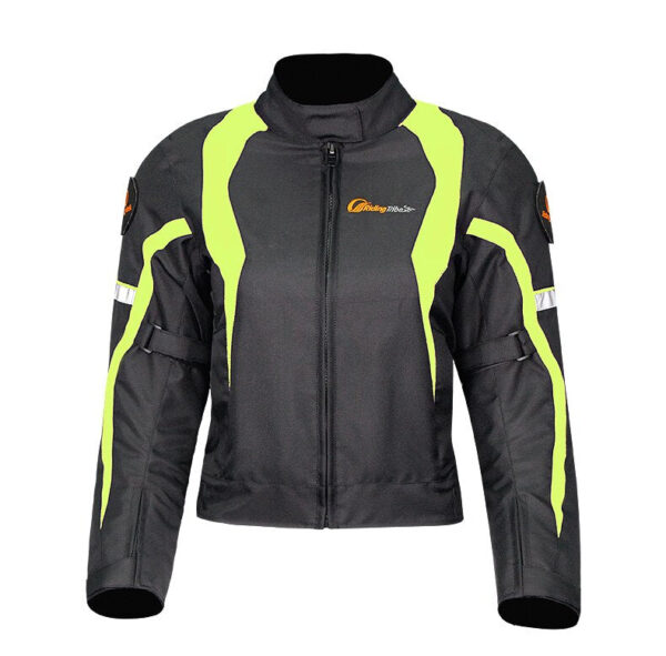 Veste Moto Coupe-vent Jaune Fluo Textile