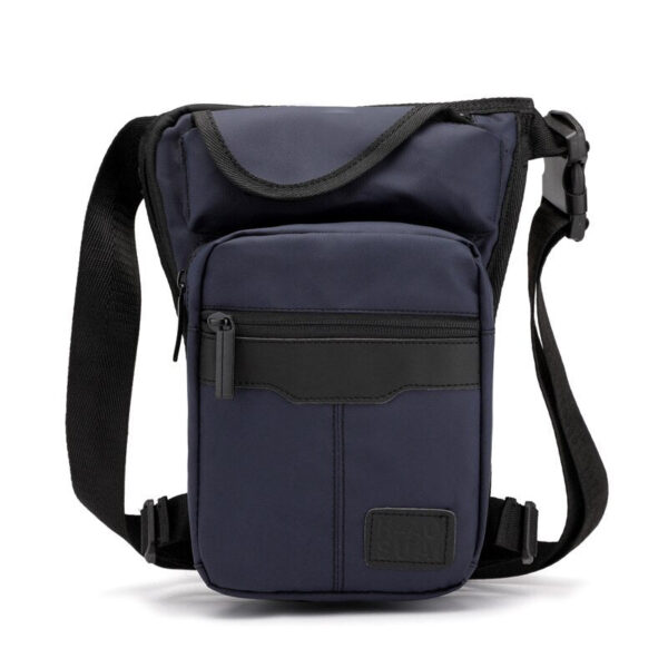 sacoche de jambe moto décontractée navy