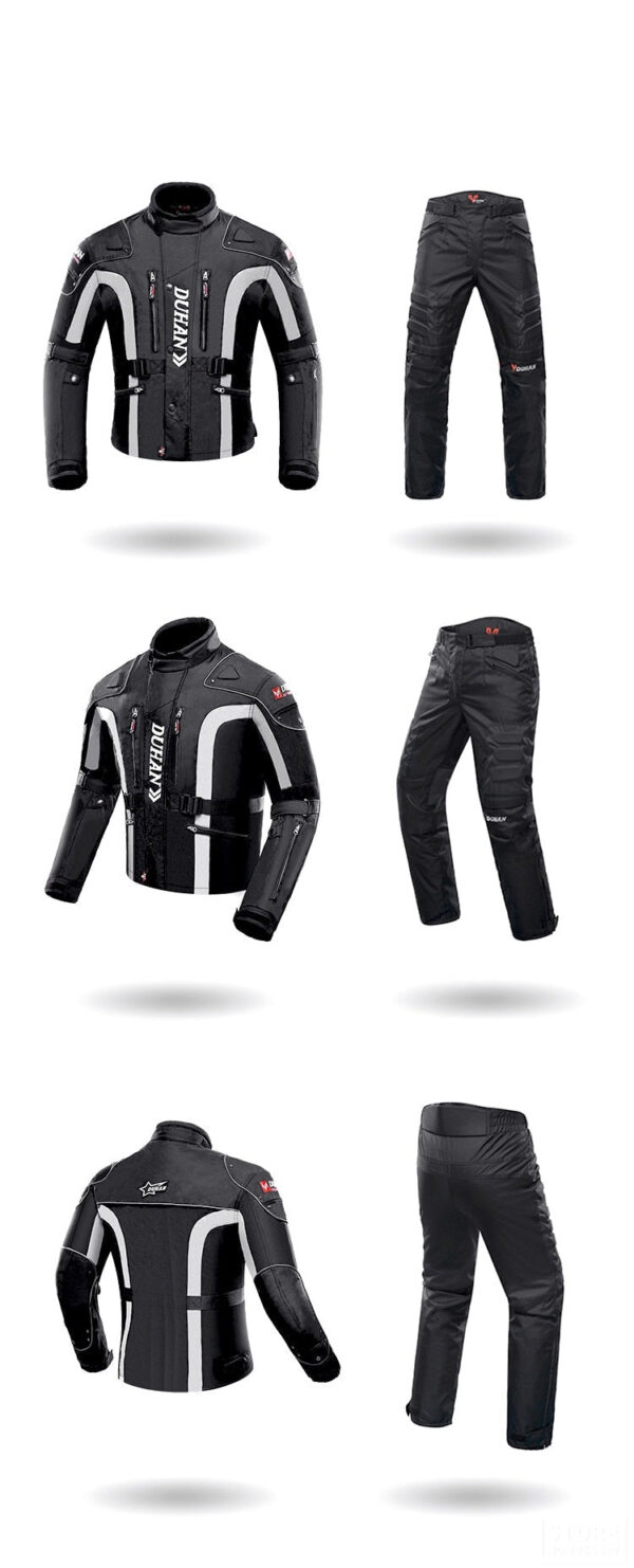 Veste Moto Coupe-vent Noir Textile