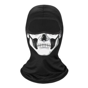 cagoule moto en style Frankenstein