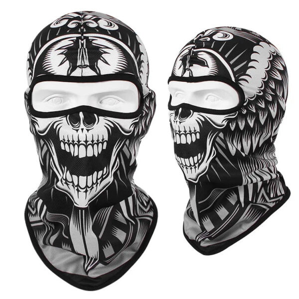 cagoule moto complète style skull