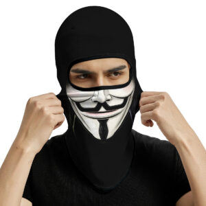 cagoule moto noire pour protection du visage