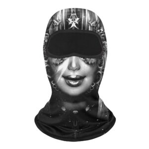 cagoule pour moto femme style cyborg
