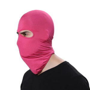 cagoule thermique pour moto avec motifs de chouette en rose