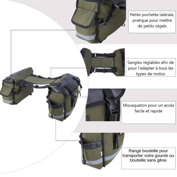sacoche cavalière pour moto idéale pour les longs trajets