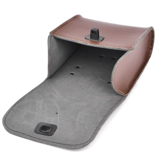 Sacoche Moto Cuir Marron