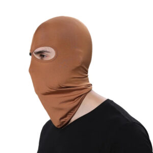 cagoule thermique pour motard en couleur marron