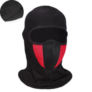 Cagoule Moto Cross Noir Rouge