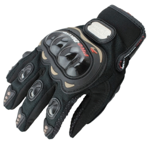 gants moto textile noir racing anti abrasion