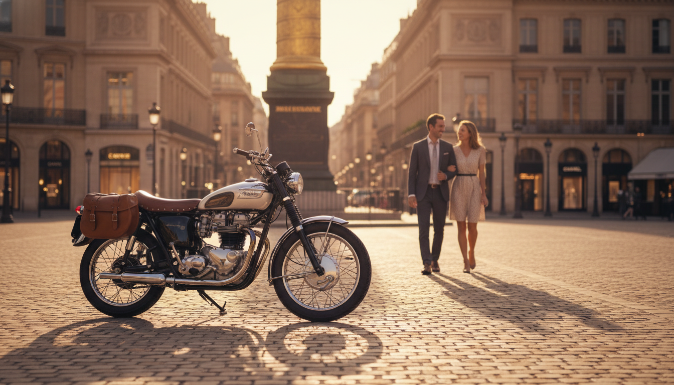 sacoche cavalière moto étanche robuste sur une moto